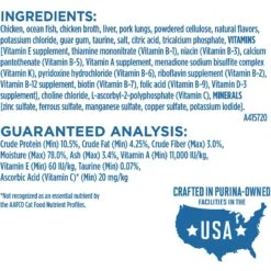 Purina ONE Indoor Advantage 7+ Chicken & Ocean Fish Recipe Pate Wet Cat Food -Furry Friends 166135 PT4. AC SS1800 V1636675016
