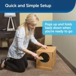 PetSafe Disposable Collapsible Litter Box With ScoopFree Crystal Litter 13 PetSafe Disposable Collapsible Litter Box With ScoopFree Crystal Litter -Furry Friends 166221 PT2. AC SS1800 V1700155501