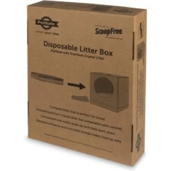 PetSafe Disposable Collapsible Litter Box With ScoopFree Crystal Litter 19 PetSafe Disposable Collapsible Litter Box With ScoopFree Crystal Litter -Furry Friends 166221 PT8. AC SS1800 V1700155519