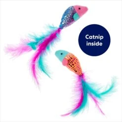 Frisco Sparkle Fish Plush Cat Toy With Catnip -Furry Friends 166361 PT2. AC SS1800 V1686579217