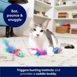 Frisco Sparkle Fish Plush Cat Toy With Catnip -Furry Friends 166361 PT3. AC SS1800 V1686579689