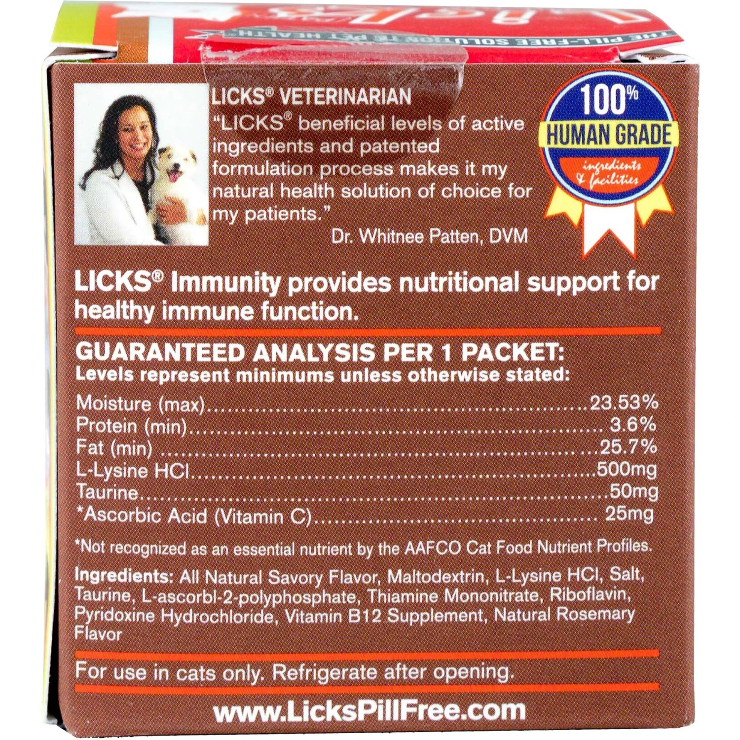 Licks Pill-Free IMMUNITY Cat Supplement 4 Licks Pill-Free IMMUNITY Cat Supplement - Image 2
