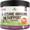 Strawfield Pets L-Lysine Immune Support Cat Supplement 1 Strawfield Pets L-Lysine Immune Support Cat Supplement -Furry Friends 169443 MAIN. AC SS1800 V1581708829