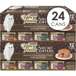 Fancy Feast Savory Centers Variety Pack Canned Cat Food