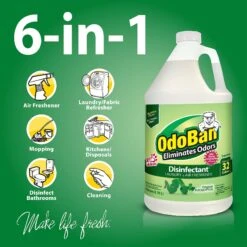 OdoBan Disinfectant Laundry & Air Freshener Concentrate, Eucalyptus Scent -Furry Friends 169638 PT3. AC SS1800 V1638932512