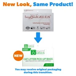 BeyondGREEN Plant-Based Cat Litter Waste Bags -Furry Friends 172572 PT1. AC SS1800 V1702568121