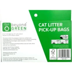 BeyondGREEN Plant-Based Cat Litter Waste Bags -Furry Friends 172572 PT2. AC SS1800 V1702062098