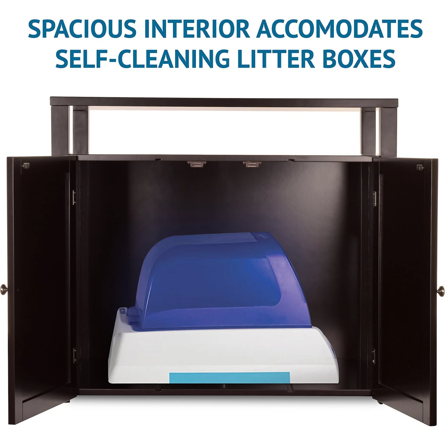 Arf Pets Enclosed Table Cat Litter Box 5 Arf Pets Enclosed Table Cat Litter Box - Image 3