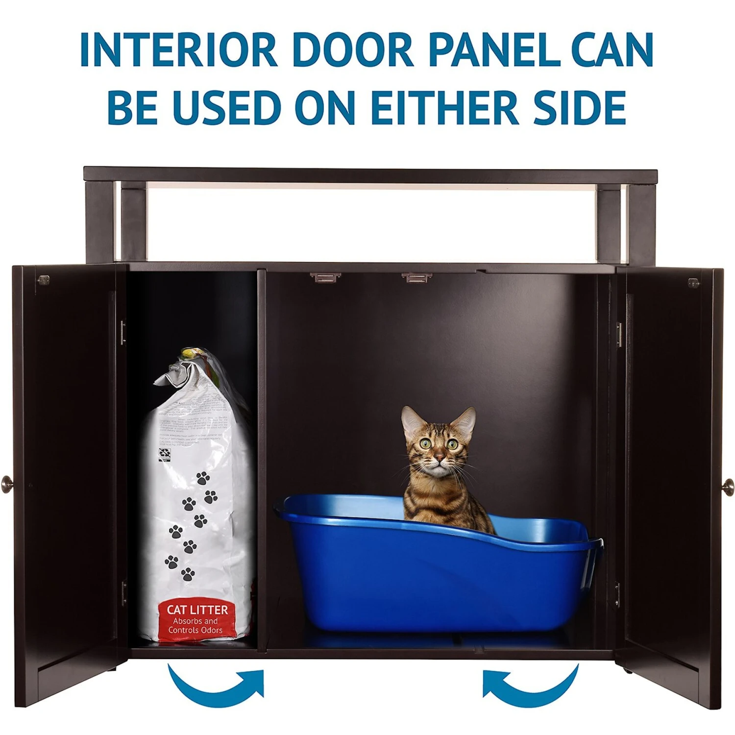 Arf Pets Enclosed Table Cat Litter Box 7 Arf Pets Enclosed Table Cat Litter Box - Image 5