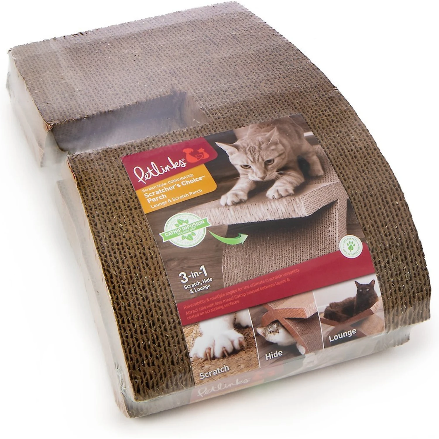 Petlinks Scratcher's Choice Perch Hammock Cat Scratcher Toy With Catnip 11 Petlinks Scratcher's Choice Perch Hammock Cat Scratcher Toy With Catnip - Image 9