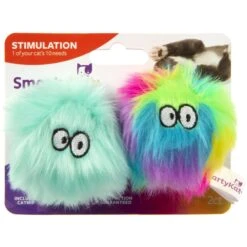 SmartyKat Fuzzy Friends Plush Ball Cat Toys -Furry Friends 173646 PT5. AC SS1800 V1639004231