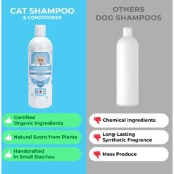 Pawtitas Organic Sheabutter & Oatmeal Cat Shampoo & Conditioner -Furry Friends 173809 PT2. AC SS1800 V1682349469
