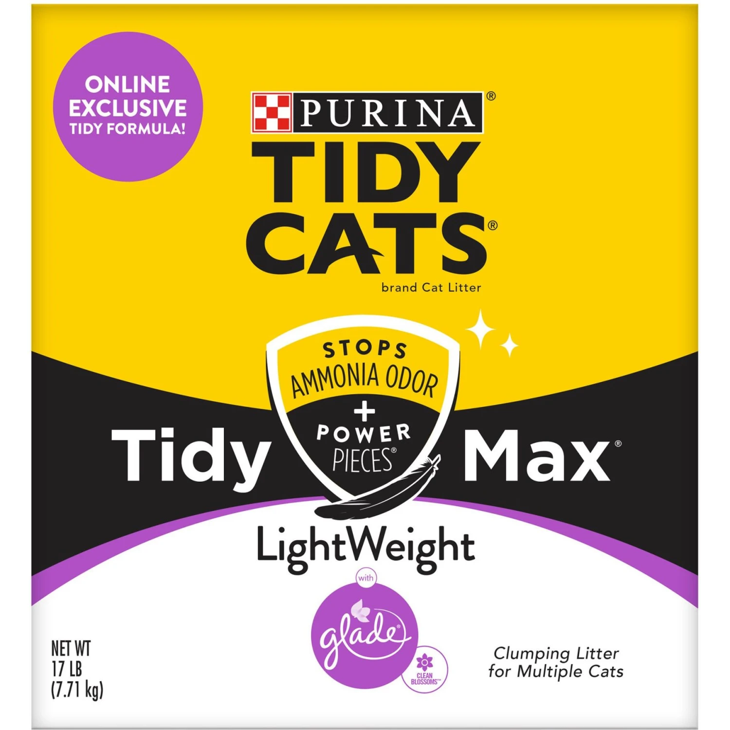 Tidy Max Lightweight Glade Clean Blossoms Scented Clumping Clay Cat Litter 3 Tidy Max Lightweight Glade Clean Blossoms Scented Clumping Clay Cat Litter