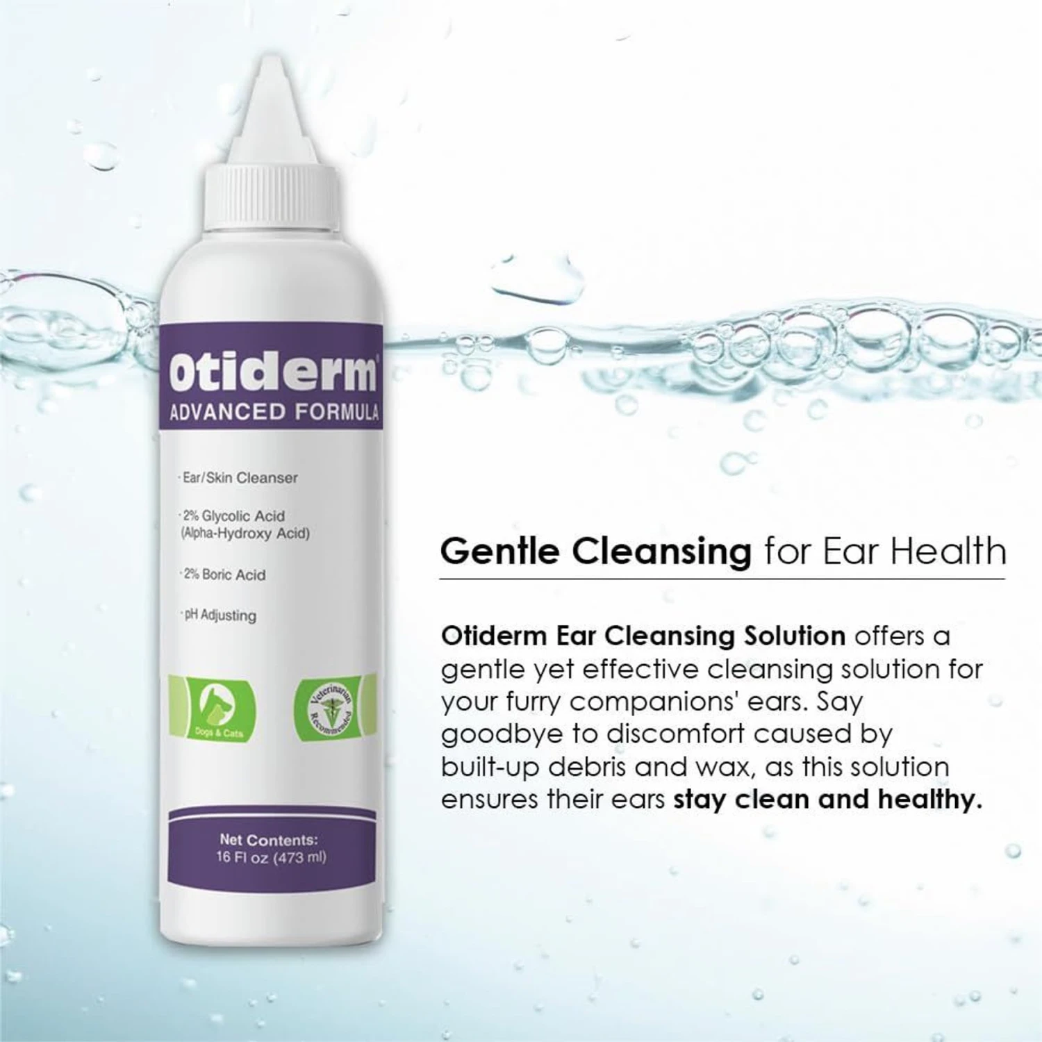 Ora-Clens Otiderm Advanced Dog & Cat Ear Cleaner 7 Ora-Clens Otiderm Advanced Dog & Cat Ear Cleaner - Image 5