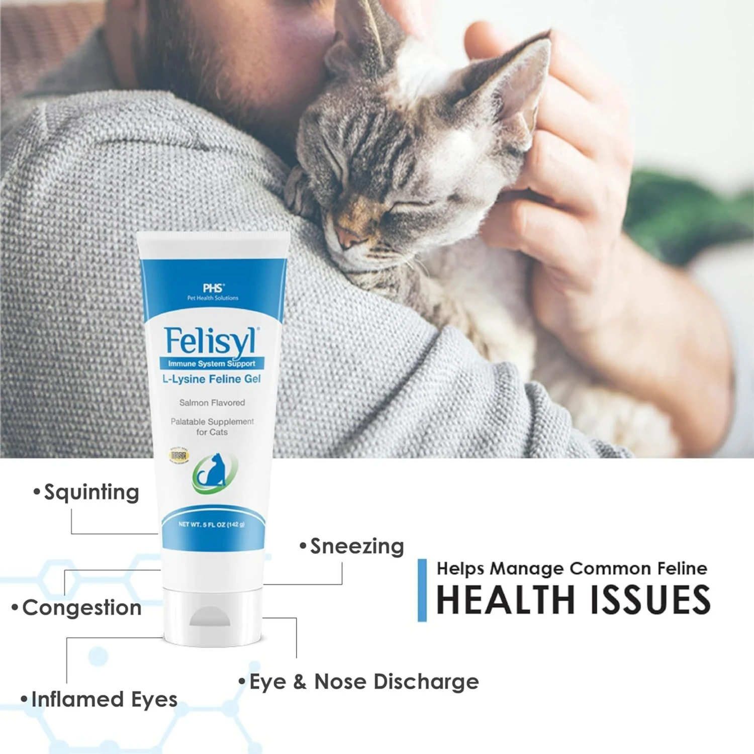 Felisyl Salmon Flavored Gel Immune Supplement For Cats 6 Felisyl Salmon Flavored Gel Immune Supplement For Cats - Image 4