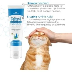 Felisyl Salmon Flavored Gel Immune Supplement For Cats 15 Felisyl Salmon Flavored Gel Immune Supplement For Cats -Furry Friends 175650 PT6. AC SS1800 V1677776601