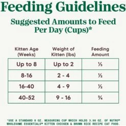 Nutro Wholesome Essentials Chicken & Brown Rice Recipe Kitten Dry Cat Food -Furry Friends 175960 PT5. AC SS1800 V1702666011