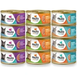 Nulo Freestyle Minced Salmon & Turkey, Minced Beef & Mackerel, Minced Turkey & Duck Grain-Free Variety Pack Canned Cat Food 19 Nulo Freestyle Minced Salmon & Turkey, Minced Beef & Mackerel, Minced Turkey & Duck Grain-Free Variety Pack Canned Cat Food -Furry Friends 176591 PT8. AC SS1800 V1559752324