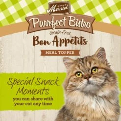 Merrick Purrfect Bistro Bon Appetits Grain-Free Turkey Recipe Morsels In Gravy Adult Cat Food Pouches -Furry Friends 176651 PT1. AC SS1800 V1628568437