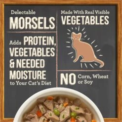 Merrick Purrfect Bistro Bon Appetits Grain-Free Chicken Recipe Morsels In Gravy Adult Cat Food Pouches -Furry Friends 176653 PT2. AC SS1800 V1628573822