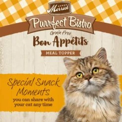 Merrick Purrfect Bistro Bon Appetits Grain-Free Chicken Recipe Chunks In Gravy Adult Cat Food Pouches -Furry Friends 176657 PT1. AC SS1800 V1628572027