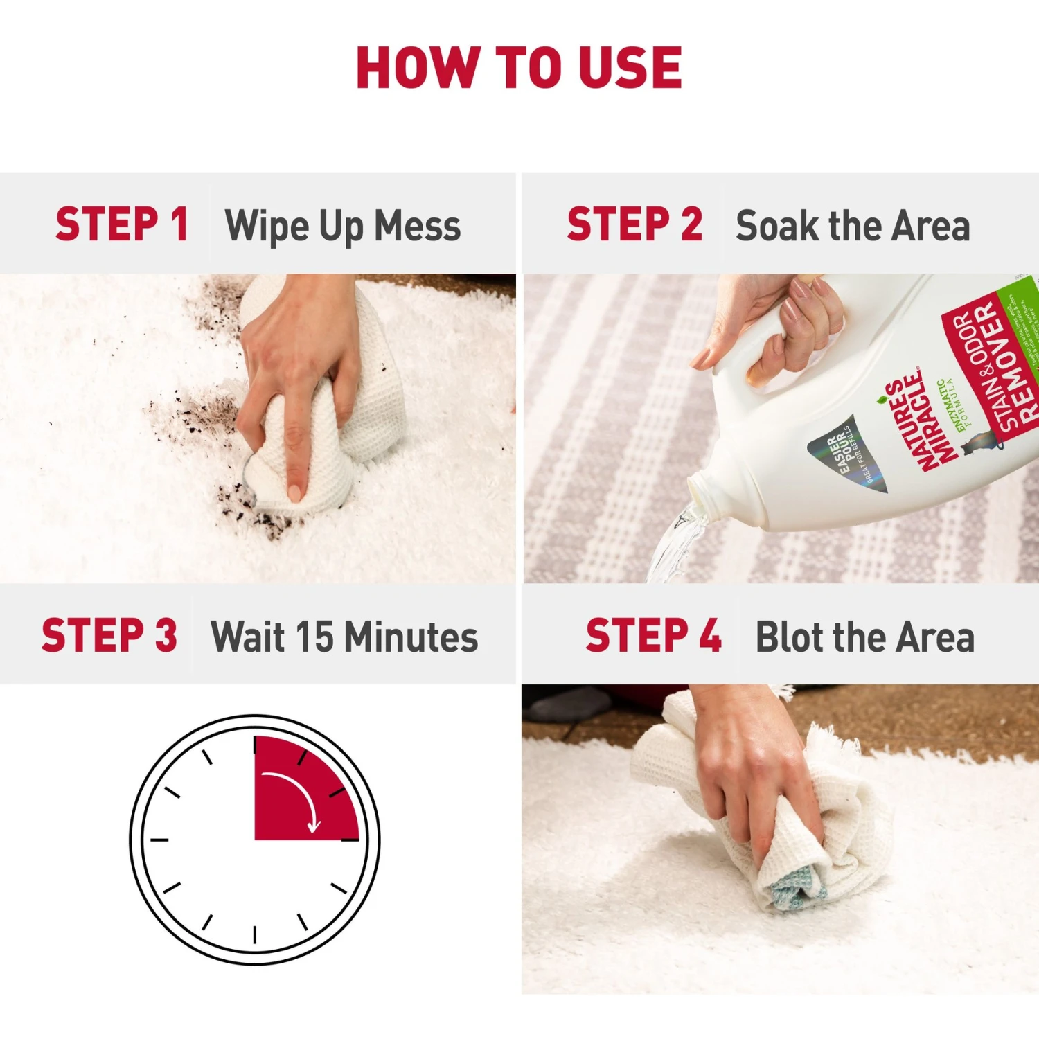 Nature's Miracle Cat Enzymatic Stain Remover & Odor Eliminator Refill, 1-gal Bottle 5 Nature's Miracle Cat Enzymatic Stain Remover & Odor Eliminator Refill, 1-gal Bottle - Image 3