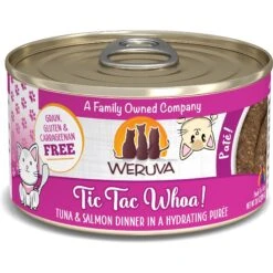 Weruva Classic Cat Tic Tac Whoa Tuna & Salmon Pate Canned Cat Food