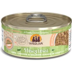 Weruva Classic Cat Stewy Lewis Lamb, Chicken & Salmon In Gravy Stew Canned Cat Food