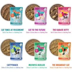 Weruva Cats In The Kitchen The Brat Pack Variety Pack Cat Food Pouches -Furry Friends 178271 PT2. AC SS1800 V1682541468