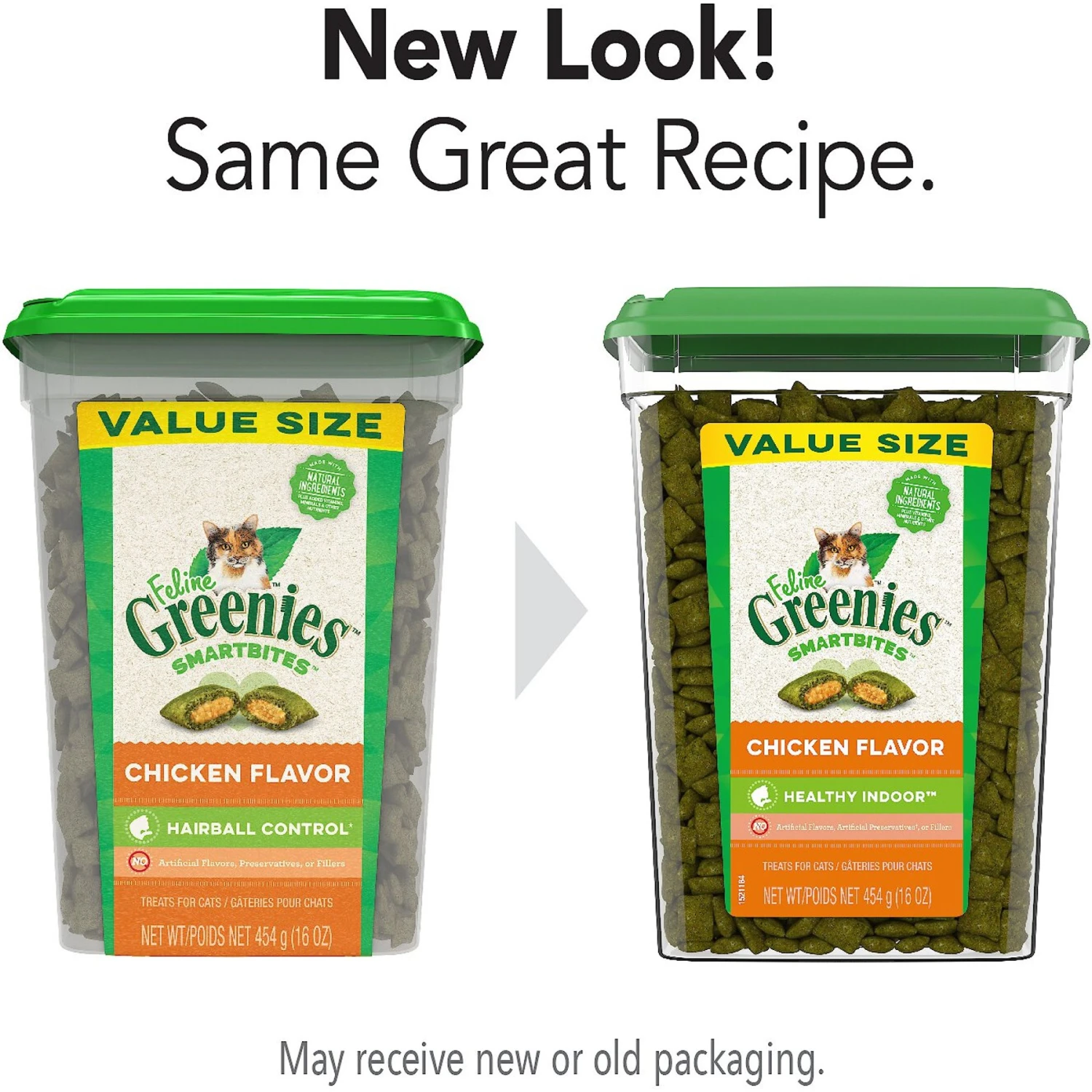 Greenies Feline SmartBites Healthy Indoor Natural Chicken Flavor Soft & Crunchy Adult Cat Treats 4 Greenies Feline SmartBites Healthy Indoor Natural Chicken Flavor Soft & Crunchy Adult Cat Treats - Image 2