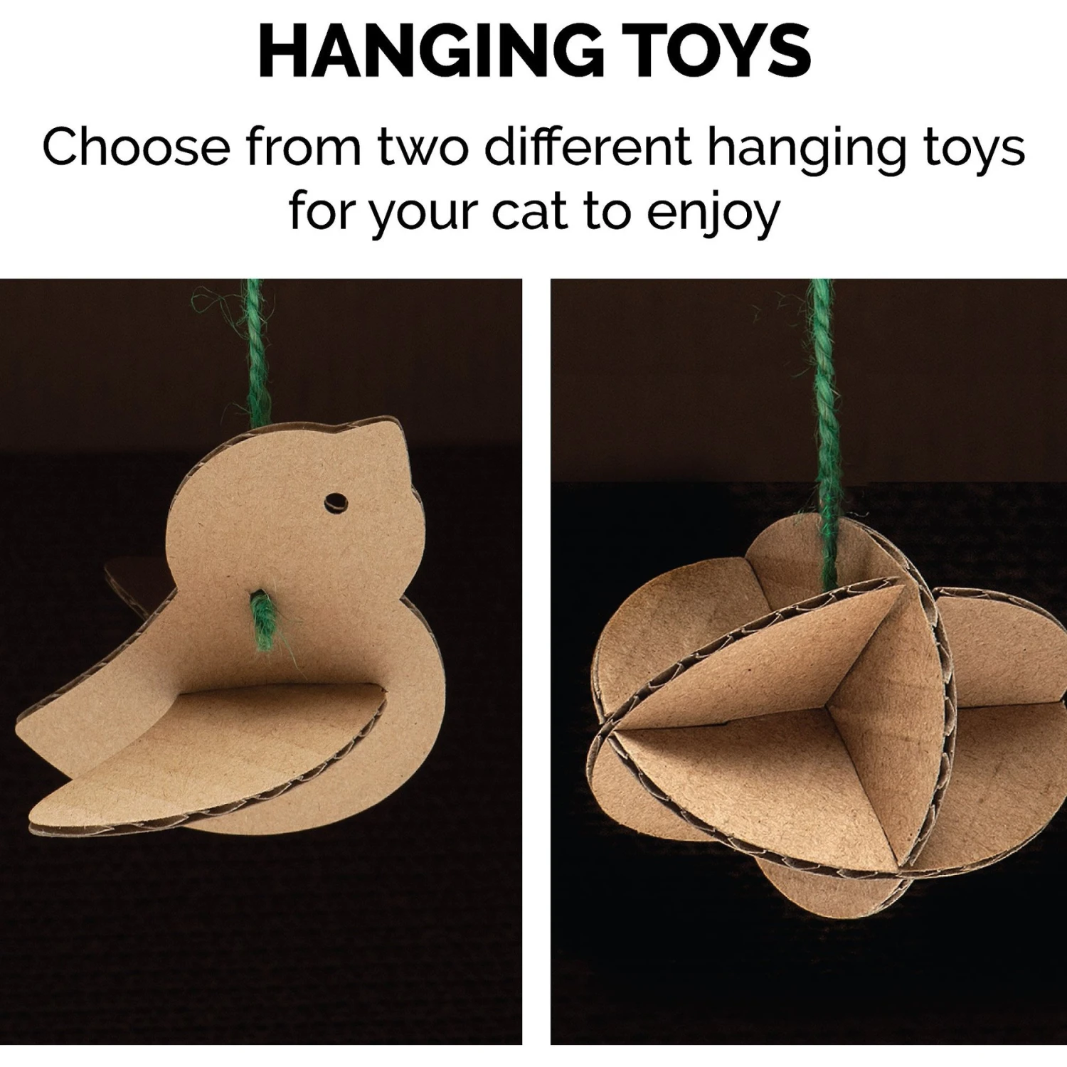 Tiger Tough Gingerbread House Corrugated Cat Scratcher Toy 7 Tiger Tough Gingerbread House Corrugated Cat Scratcher Toy - Image 5