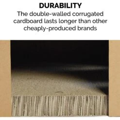 Tiger Tough Gingerbread House Corrugated Cat Scratcher Toy 18 Tiger Tough Gingerbread House Corrugated Cat Scratcher Toy -Furry Friends 178828 PT7. AC SS1800 V1613086923