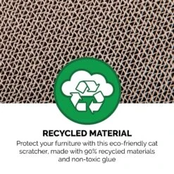 Tiger Tough Gingerbread House Corrugated Cat Scratcher Toy 19 Tiger Tough Gingerbread House Corrugated Cat Scratcher Toy -Furry Friends 178828 PT8. AC SS1800 V1613086597