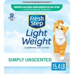 Fresh Step Lightweight Simply Unscented Clumping Clay Cat Litter -Furry Friends 179542 PT7. AC SS1800 V1695138365