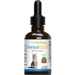 Pet Wellbeing Hairball GOLD Liquid Hairball Control Supplement For Cats