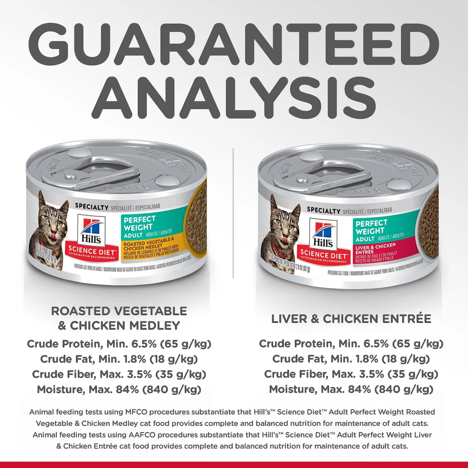 Hill's Science Diet Adult Perfect Weight Vegetable & Chicken & Liver & Chicken Variety Pack Canned Cat Food 10 Hill's Science Diet Adult Perfect Weight Vegetable & Chicken & Liver & Chicken Variety Pack Canned Cat Food - Image 8