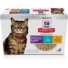 Hill's Science Diet Adult Sensitive Stomach & Skin Tuna & Vegetable & Chicken & Vegetable Variety Pack Canned Cat Food