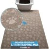 Drymate Premium Debossed Paw Cat Litter Trapping Mat, Taupe, X-Large, 28-in X 34-in -Furry Friends 181550 MAIN. AC SS1800 V1691003204