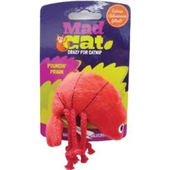 Mad Cat Pouncin' Prawn Catnip & Silvervine Cat Toy -Furry Friends 181806 PT1. AC SS1800 V1563553972