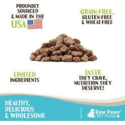 Raw Paws All Natural Freeze-Dried Grass-Fed Beef Recipe Dog & Cat Treats -Furry Friends 181987 PT1. AC SS1800 V1687550433