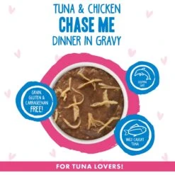 BFF OMG Chase Me! Tuna & Chicken Flavor Wet Canned Cat Food -Furry Friends 182253 PT2. AC SS1800 V1647919068