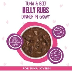 BFF OMG Belly Rubs! Tuna & Beef Wet Canned Cat Food -Furry Friends 182258 PT2. AC SS1800 V1647905830