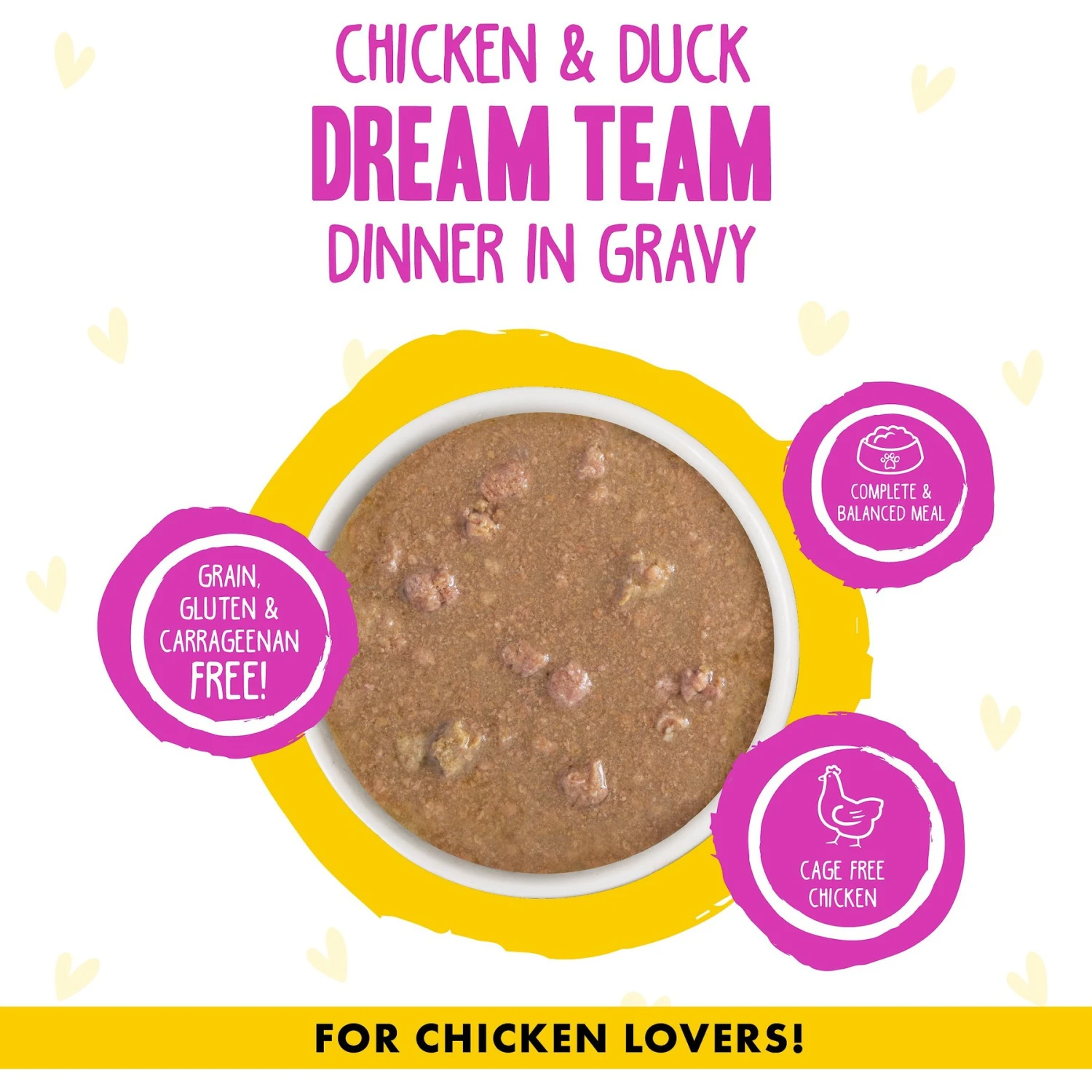 BFF OMG Dream Team! Chicken & Duck In Gravy Wet Canned Cat Food 5 BFF OMG Dream Team! Chicken & Duck In Gravy Wet Canned Cat Food - Image 3