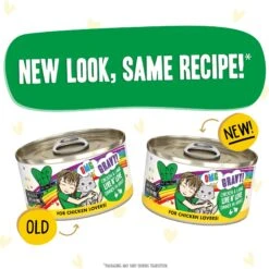 BFF OMG Live N' Love! Chicken & Lamb In Gravy Wet Canned Cat Food -Furry Friends 182273 PT8. AC SS1800 V1694181836