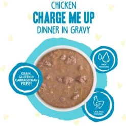 BFF OMG Charge Me Up! Chicken In Gravy Wet Cat Food 13 BFF OMG Charge Me Up! Chicken In Gravy Wet Cat Food -Furry Friends 182278 PT2. AC SS1800 V1694183986