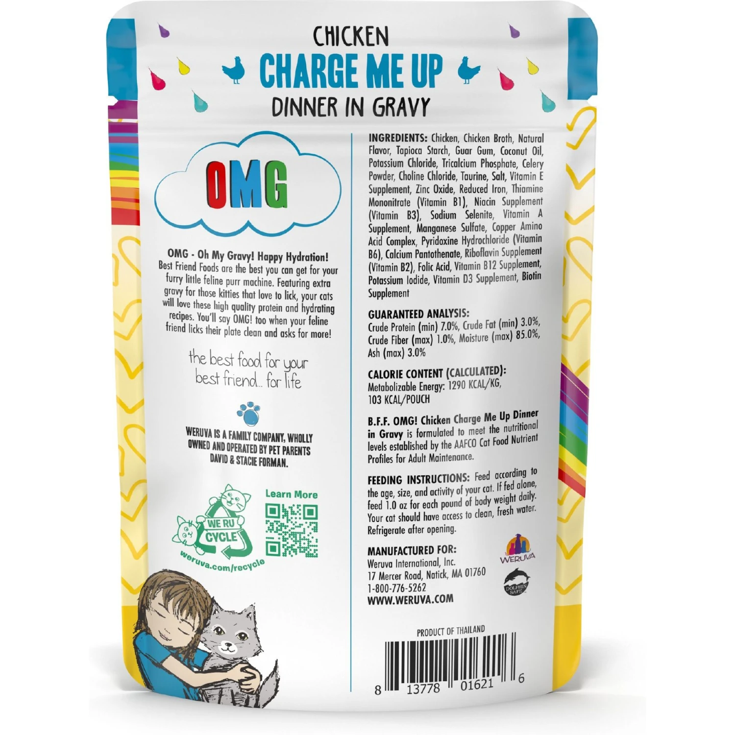 BFF OMG Charge Me Up! Chicken In Gravy Wet Cat Food 11 BFF OMG Charge Me Up! Chicken In Gravy Wet Cat Food - Image 9