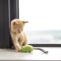 JW Pet Cat Zippy Mouse Cat Toy -Furry Friends 182741 PT2. AC SS1800 V1602330668