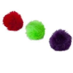 JW Pet Fun Fluffs Cat Toys, 3 Count