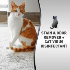 Nature's Miracle Advanced Platinum Cat Antibacterial Stain Remover & Odor Eliminator Spray, 32-oz Bottle 13 Nature's Miracle Advanced Platinum Cat Antibacterial Stain Remover & Odor Eliminator Spray, 32-oz Bottle -Furry Friends 182979 PT2. AC SS1800 V1701116417