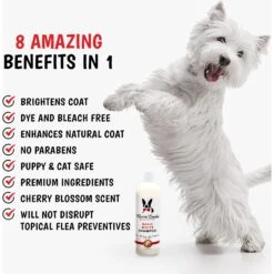 Warren London Magic White Cherry Scented Brightening Dog Shampoo -Furry Friends 183108 PT3. AC SS1800 V1660310119
